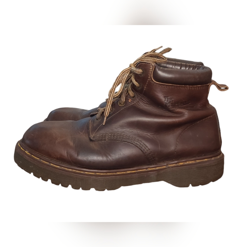 Dr Martens Vintage Brown Amphibious Boots Made in England Men's Size 12 - Picture 3 of 8